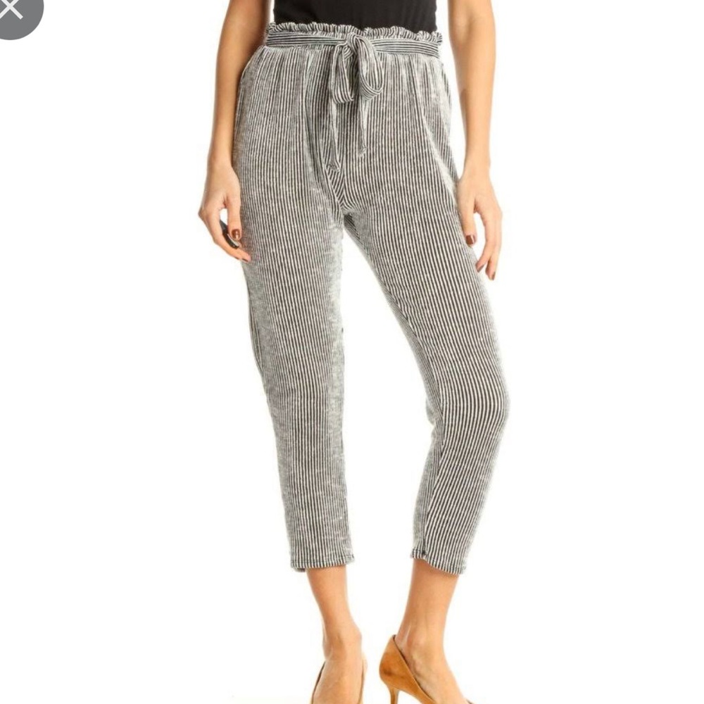 Stripped flow pants